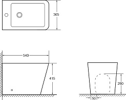 SantiLine Биде SL-5052 – фотография-2